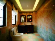 热情的东南亚风格120平米三居室卫生间装修效果图