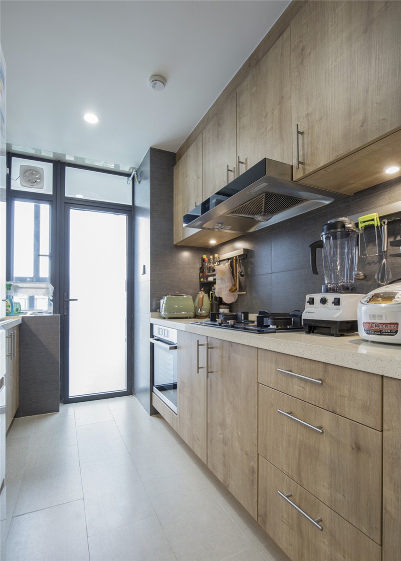 优雅清美的日式风格140平米四居室厨房装修效果图