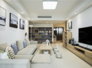 优雅清美的日式风格140平米四居室客厅装修效果图