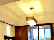静谧中式风格140平米四居室餐厅吊顶装修效果图