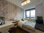 清新田园风格140平米四居室卧室装修效果图