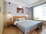 简洁的北欧风格二居室卧室装修效果图