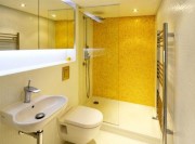 现代时尚日式风格100平米复式loft卫生间浴室柜装修效果图