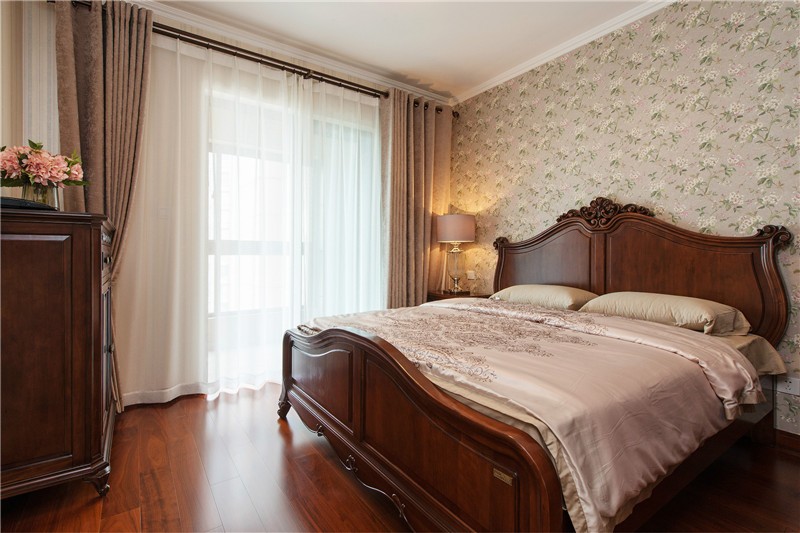 美观舒适的欧式风格四居室卧室装修效果图