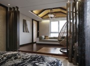 玲珑新古典70平米小户型卧室吊顶装修效果图