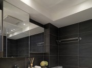清爽简洁现代简约风格100平米三居室卫生间浴室柜装修效果图