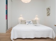 精简雅致欧式风格60平米小户型卧室背景墙装修效果图