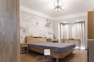 海尚壹品日式风格两居室卧室装修实景案例