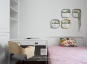 狮山名门现代简约三居室卧室装修实景案例