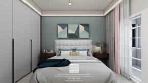 丽景湾现代简约风格复式卧室装修效果图
