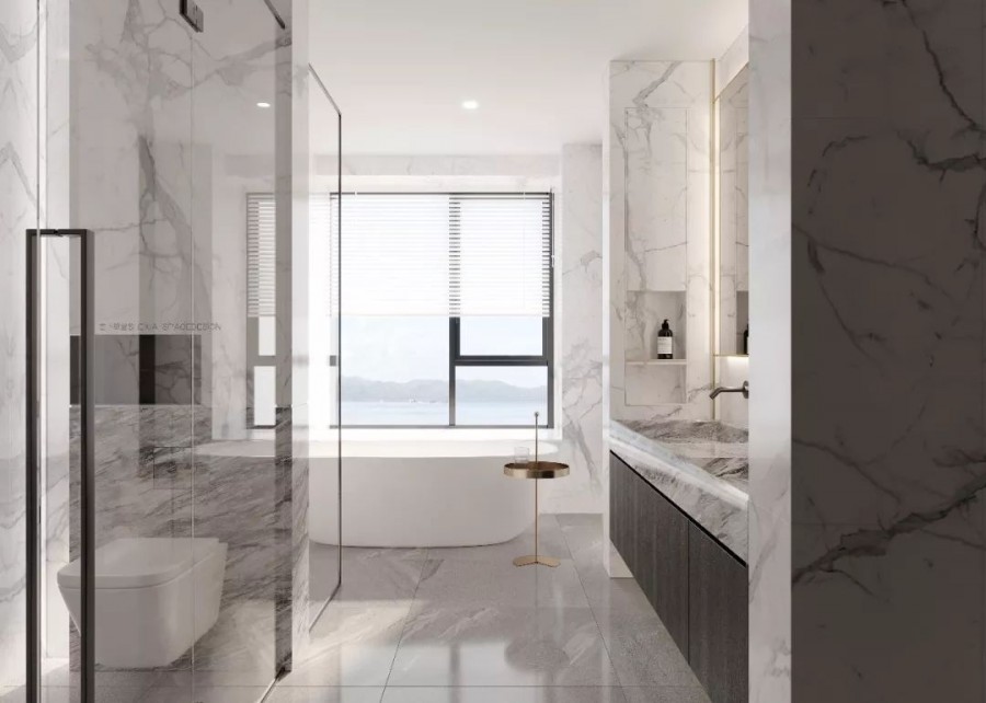 500平现代简约风格浴室效果图