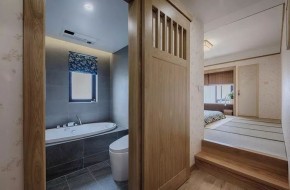 三居室日式风格洗手间效果图