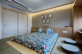三居室日式风格卧室效果图