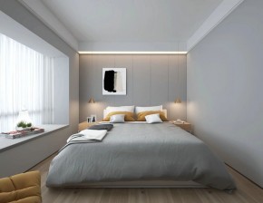 现代简约风格两居室卧室效果图