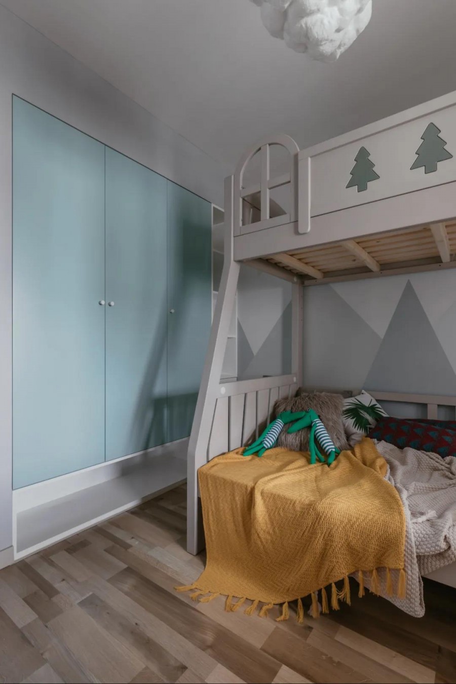 现代轻奢风格两居室儿童房装修效果图