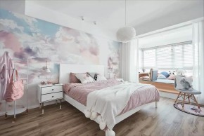 北欧风格复式楼卧室装修效果图