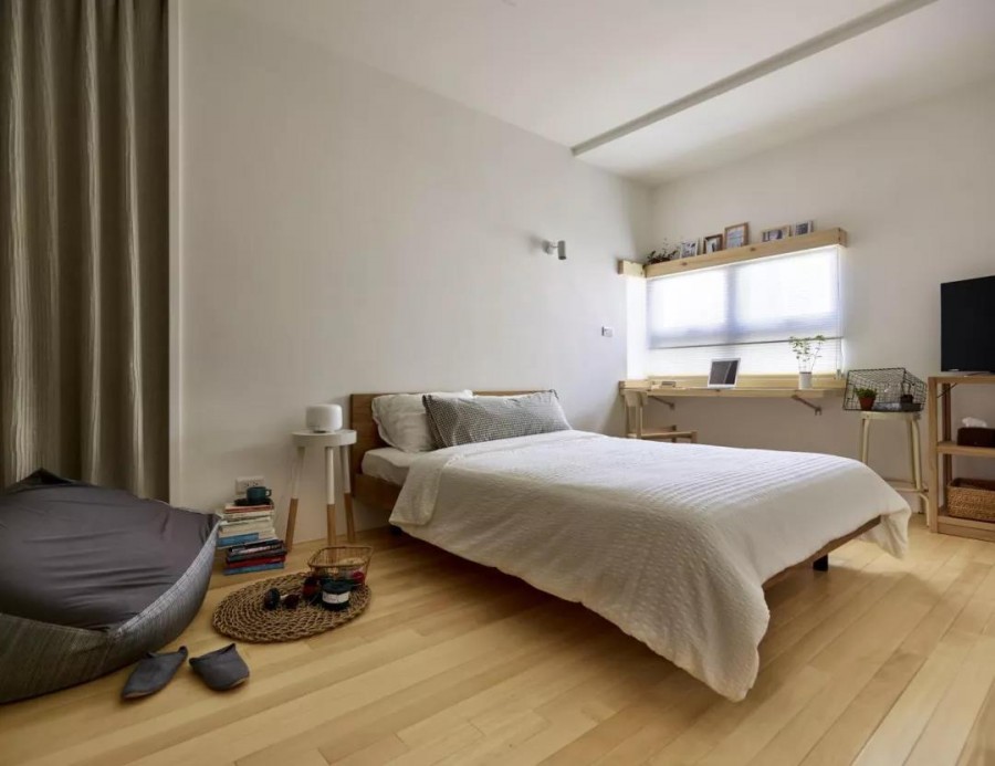 日式风格两居室卧室装修效果图