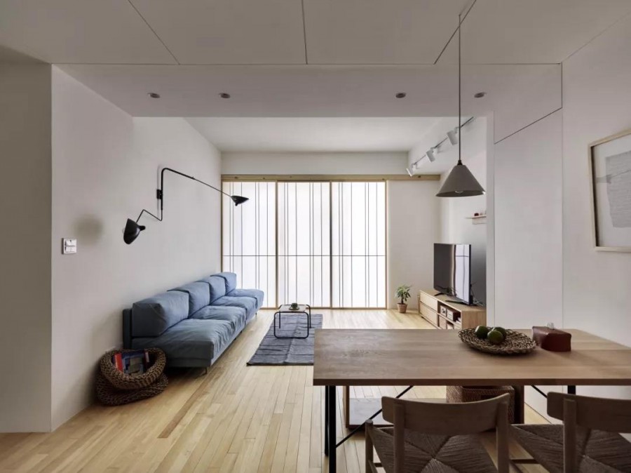 日式风格两居室客厅装修效果图