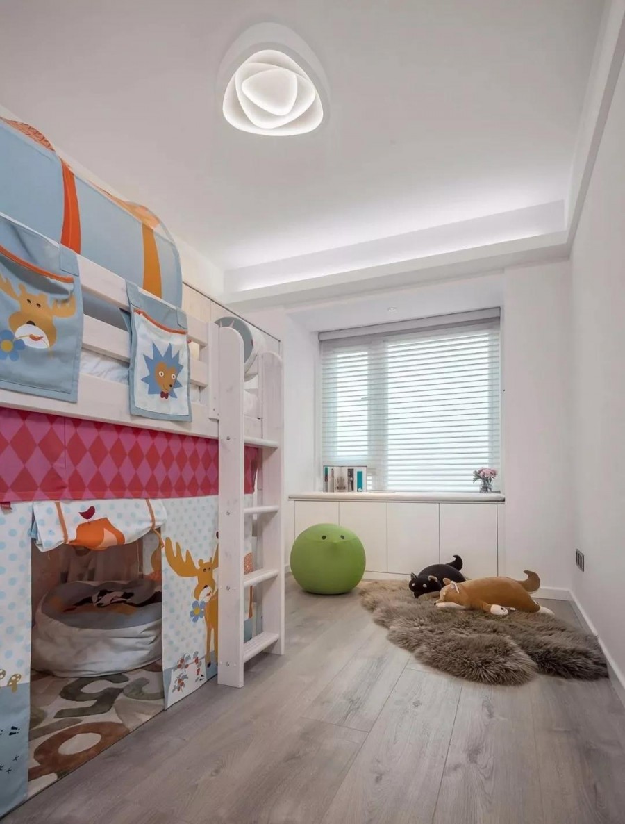 简约北欧风格三居室儿童房装修效果图