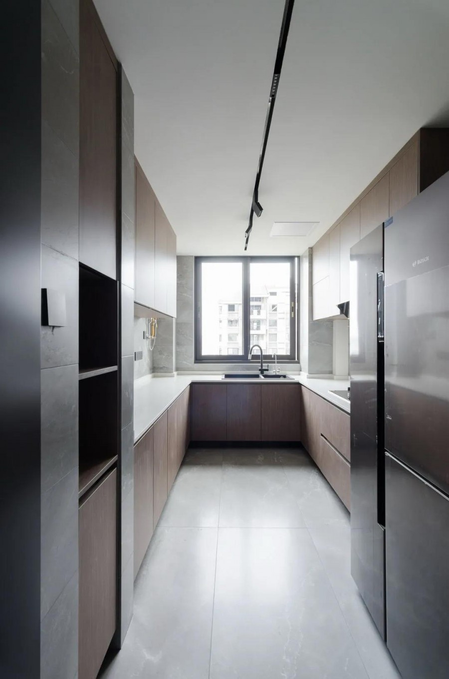 简约新中式风格三居室厨房装修效果图