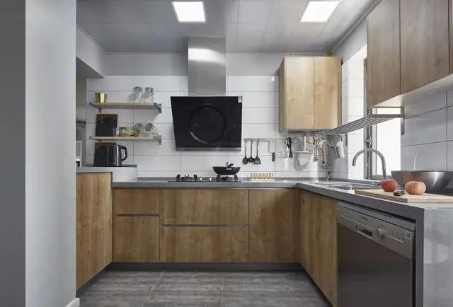 轻奢北欧风格三居室厨房装修效果图