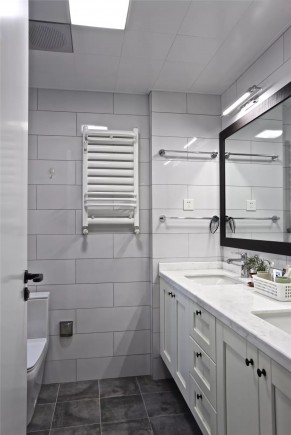 简约北欧风格三居室卫生间装修效果图