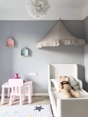 轻美式风格四居室儿童房装修效果图
