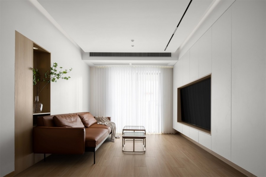 现代风格三居室客厅装修效果图