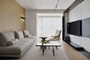 现代风格三居室客厅装修效果图