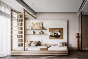 现代风格三居室卧室装修效果图