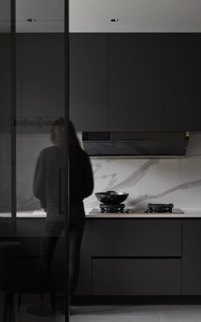 现代简约风格四居室厨房装修效果图