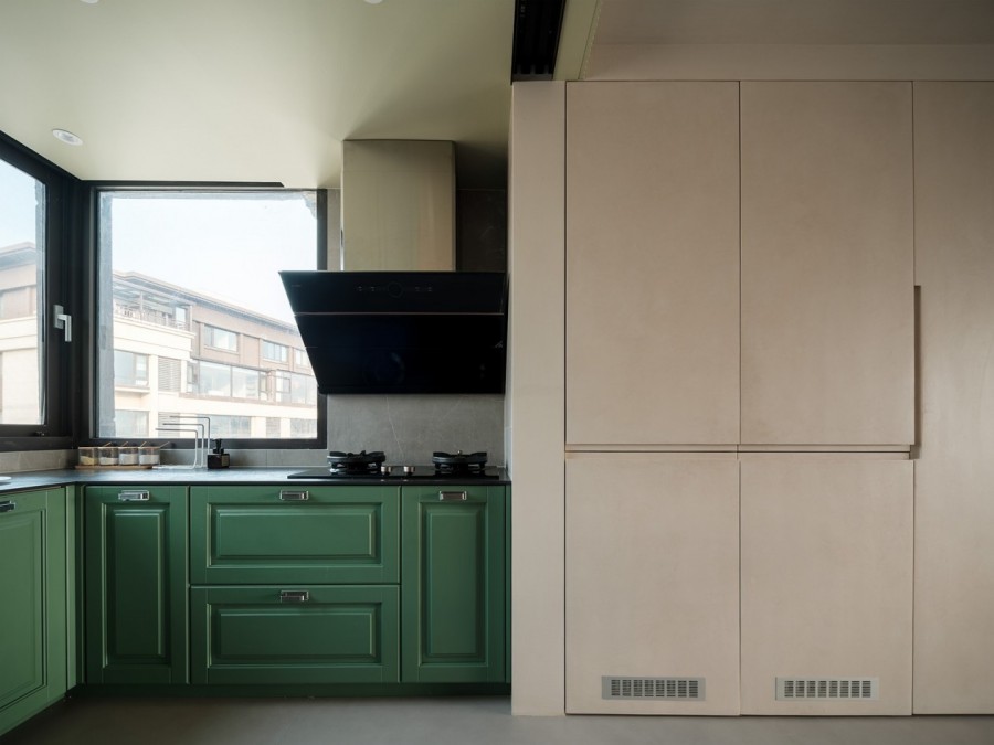 现代风格四居室厨房装修效果图