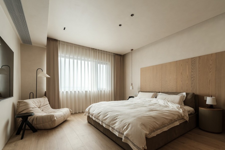 现代风格四居室卧室装修效果图
