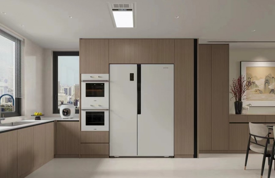 现代新中式大平层厨房装修效果图