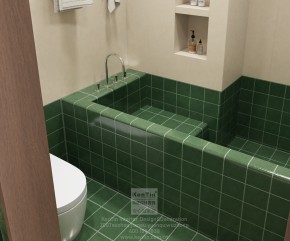 苏州湾景苑中古风三居室卫生间装修效果图
