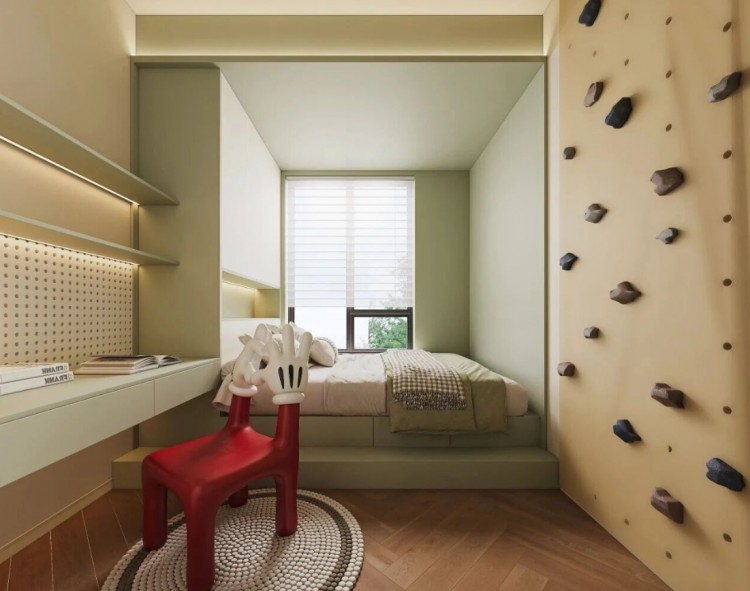 法式中古三居室儿童房装修效果图