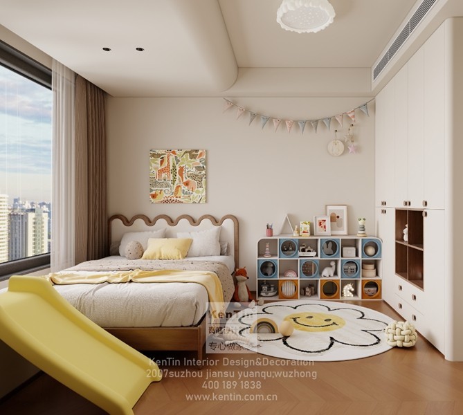 泓悦府叠墅法式中古儿童房装修效果图