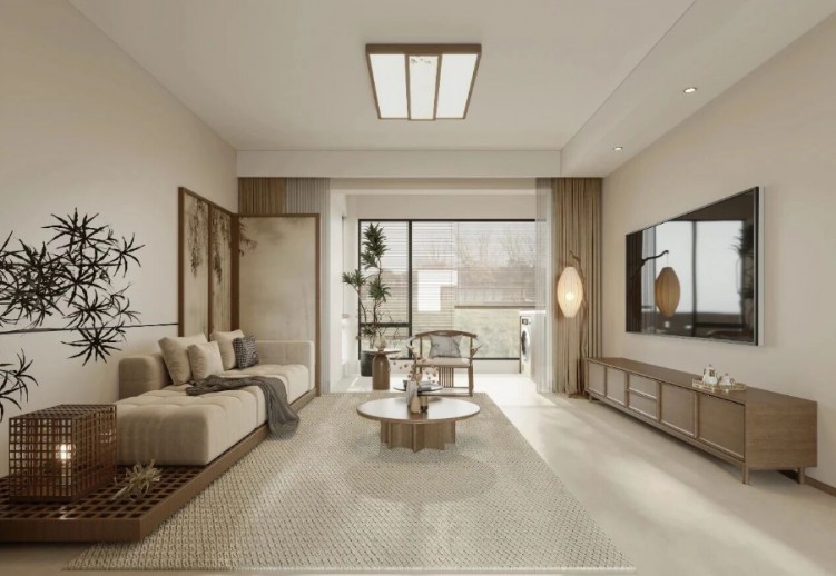 宋氏三居室客厅装修效果图