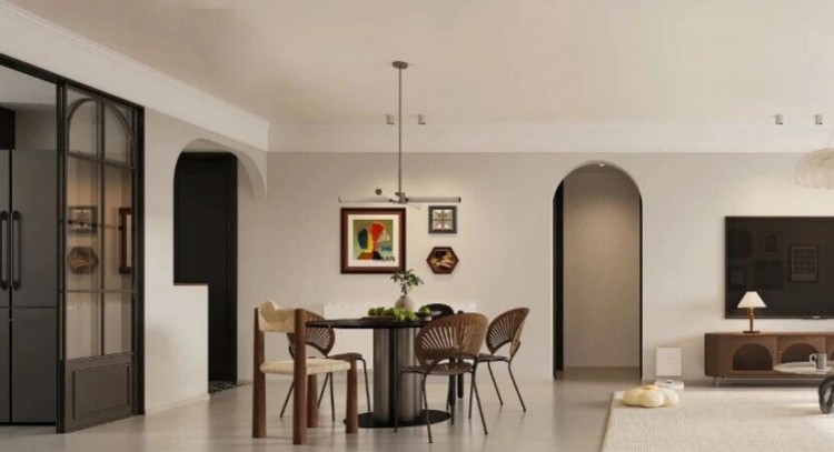 法式三居室餐厅装修效果图