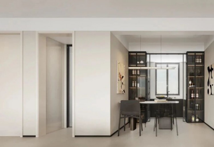 现代简约三居室餐厅装修效果图