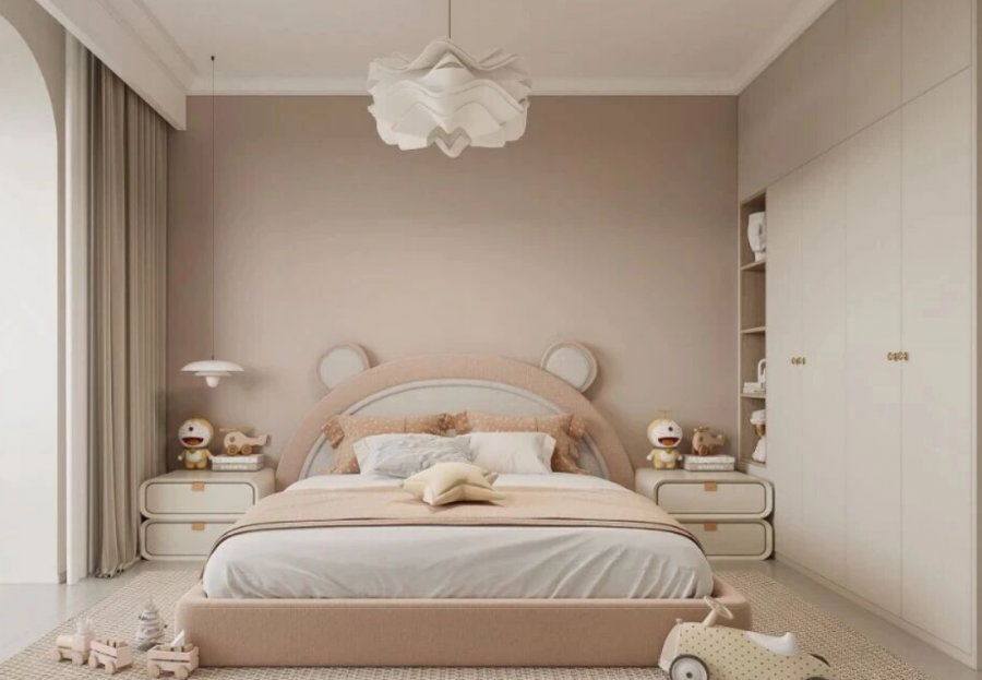 现代简约两居室卧室装修效果图