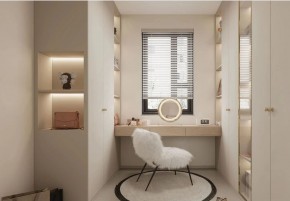 现代简约两居室衣帽间装修效果图