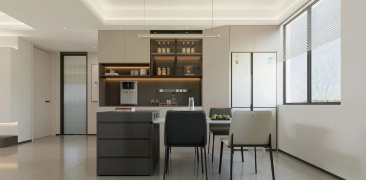 现代简约三居室餐厅装修效果图