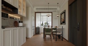 法式复古三居室餐厅装修效果图