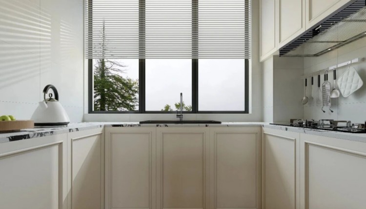 法式复古三居室厨房装修效果图