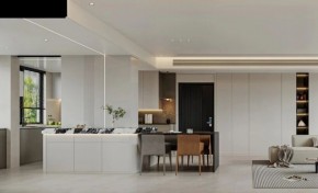 现代简约三居室餐厅装修效果图