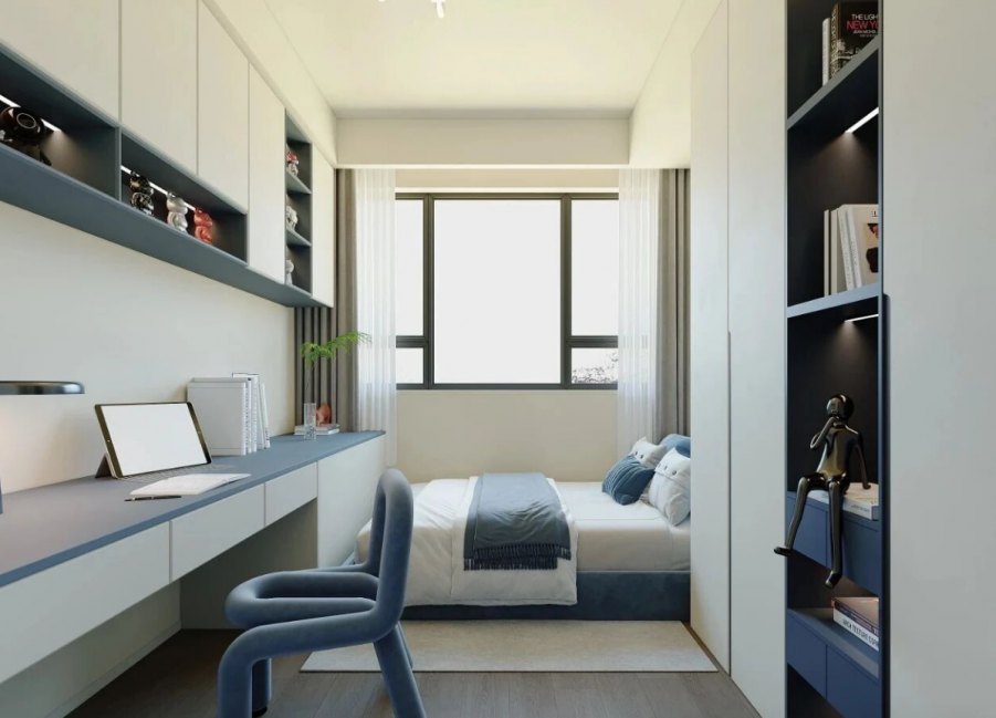 原木风三居室儿童房装修效果图