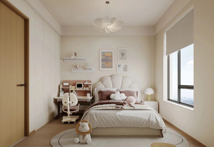 现代简约三居室儿童房装修效果图