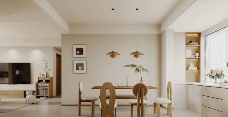 现代简约三居室餐厅装修效果图