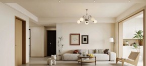 现代简约三居室客厅装修效果图